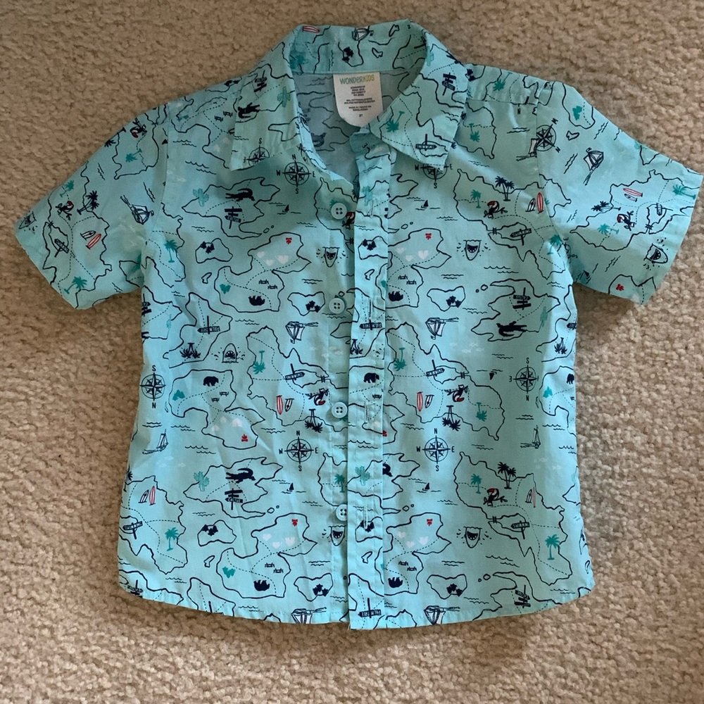 WonderKids boys 2T button down shirt